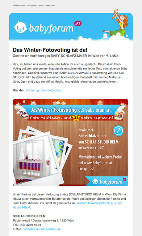 Babyforum.at Newletter